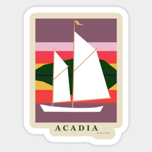 Acadia Sticker